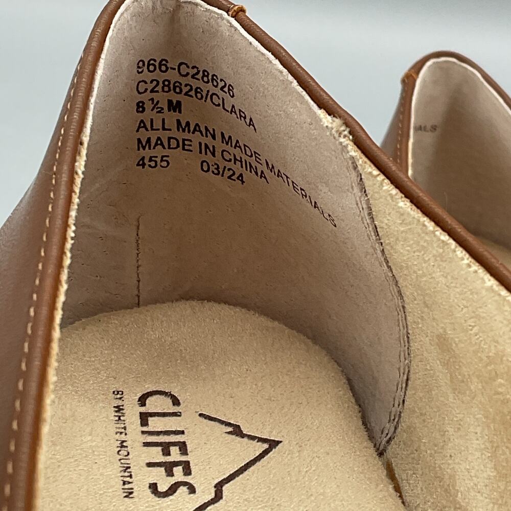 NEW Cliffs by White Mountain Women’s Clara Ballet Flats Brown Size 8.5 - Picture 5 of 10